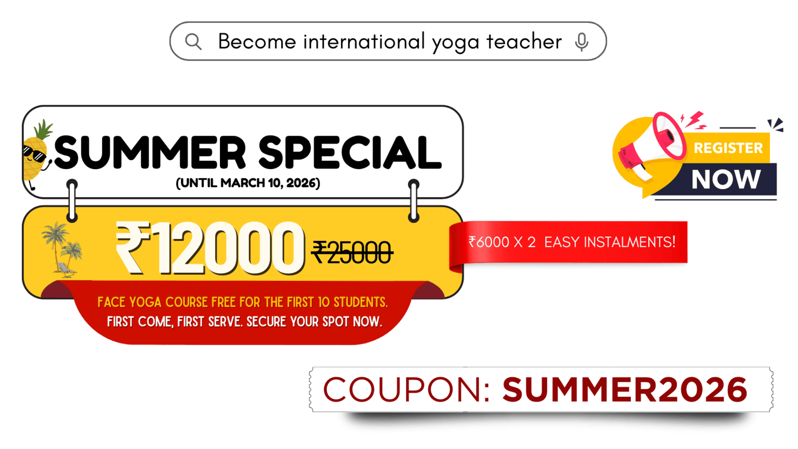 Yoga Teacher Training Course - RYT 200 (Online)